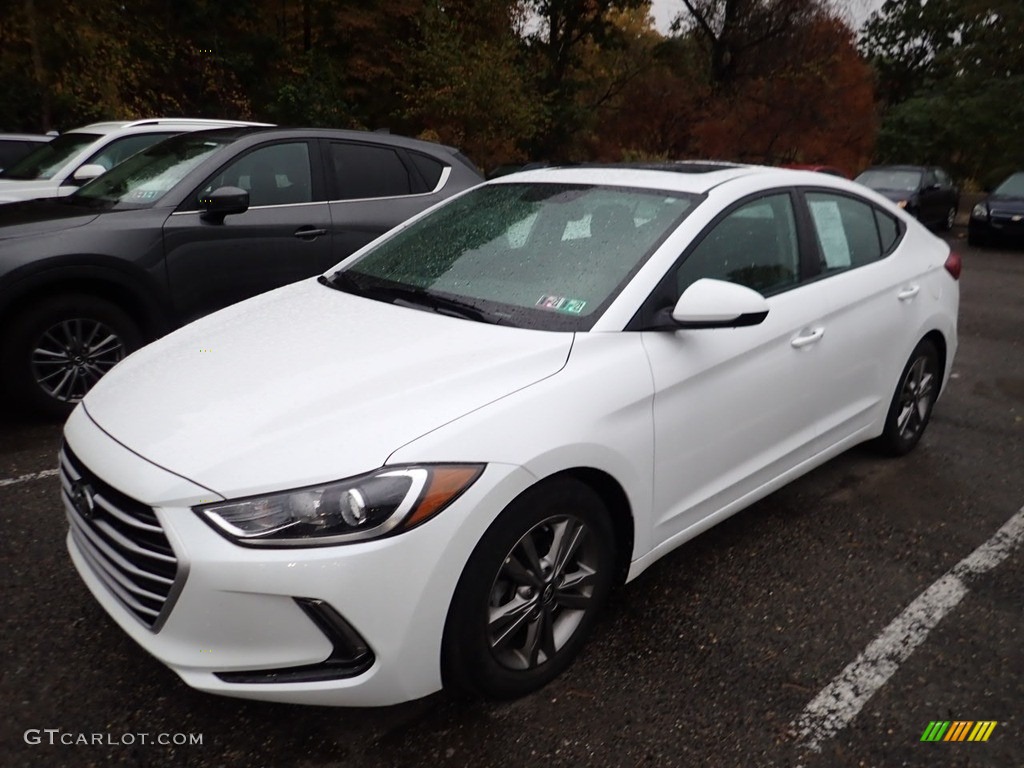 2017 Elantra Value Edition - White / Black photo #1