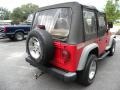 2000 Flame Red Jeep Wrangler Sport 4x4  photo #9