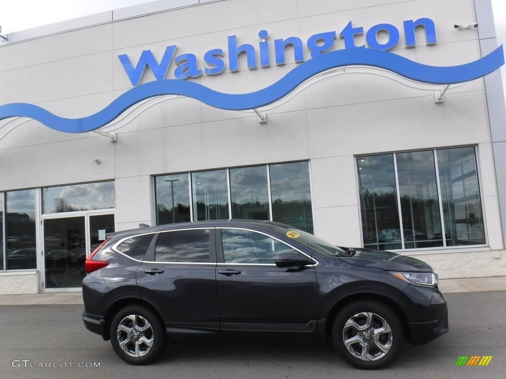 2018 CR-V EX-L AWD - Modern Steel Metallic / Gray photo #2