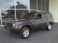 2001 Steel Blue Pearl Jeep Cherokee Sport 4x4  photo #3