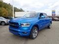 2021 Hydro Blue Pearl Ram 1500 Laramie Crew Cab 4x4  photo #1