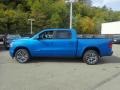 Hydro Blue Pearl 2021 Ram 1500 Laramie Crew Cab 4x4 Exterior