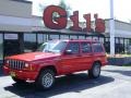 Flame Red 1997 Jeep Cherokee 4x4
