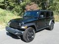 2021 Black Jeep Wrangler Unlimited Willys 4x4  photo #2