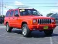 1997 Flame Red Jeep Cherokee 4x4  photo #9