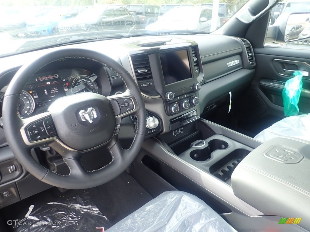 2021 Ram 1500 Rebel Crew Cab 4x4 Black Dashboard Photo #139942494