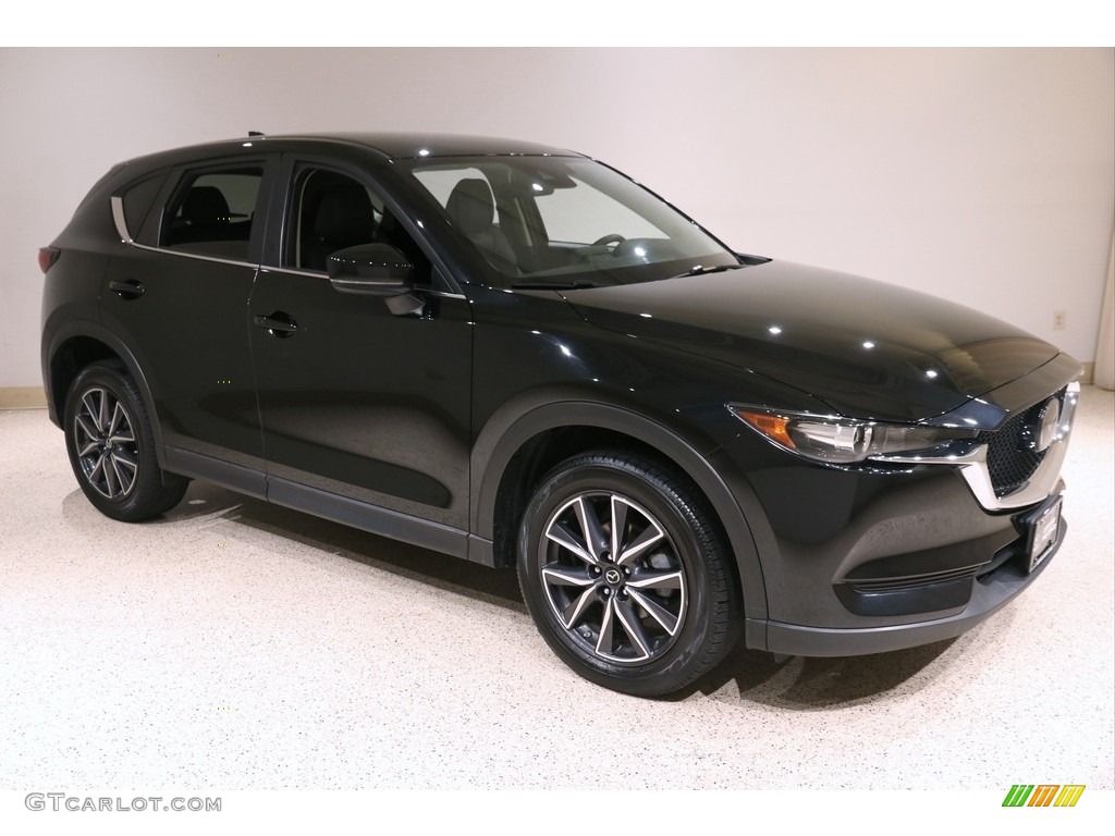 Jet Black Mica 2018 Mazda CX-5 Touring AWD Exterior Photo #139942674