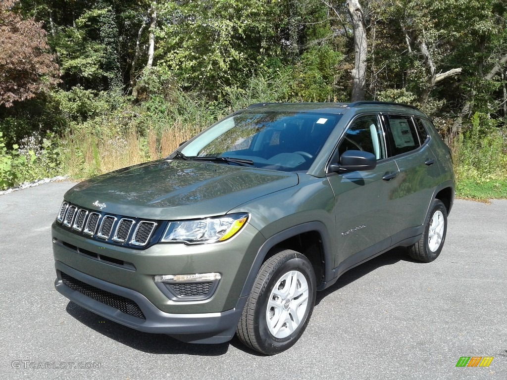 2021 Compass Sport 4x4 - Olive Green Pearl / Black photo #2