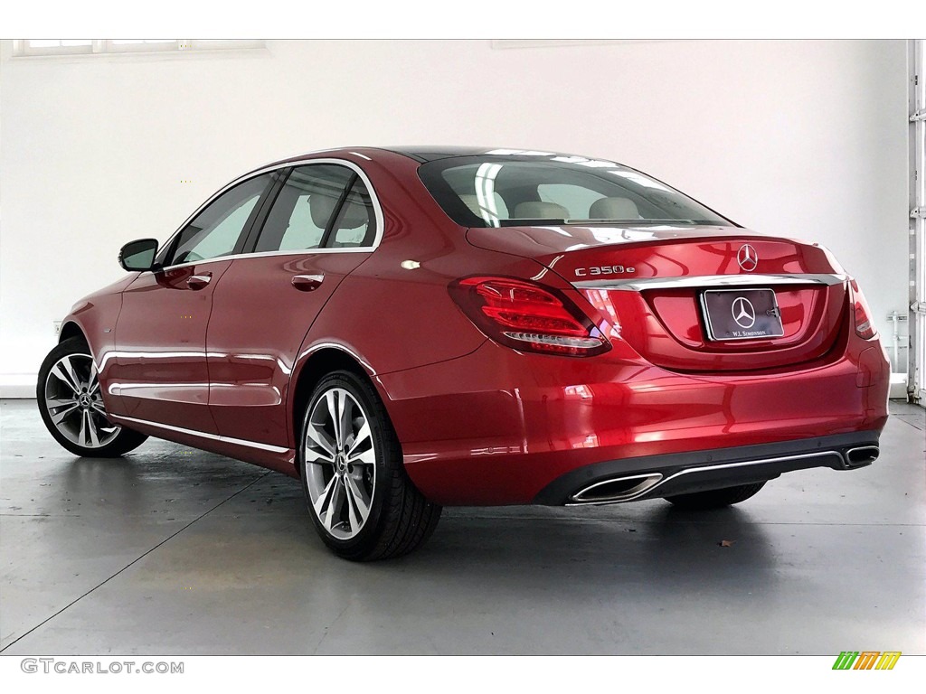 designo Cardinal Red Metallic 2017 Mercedes-Benz C 350e Plug-in Hybrid Sedan Exterior Photo #139943784