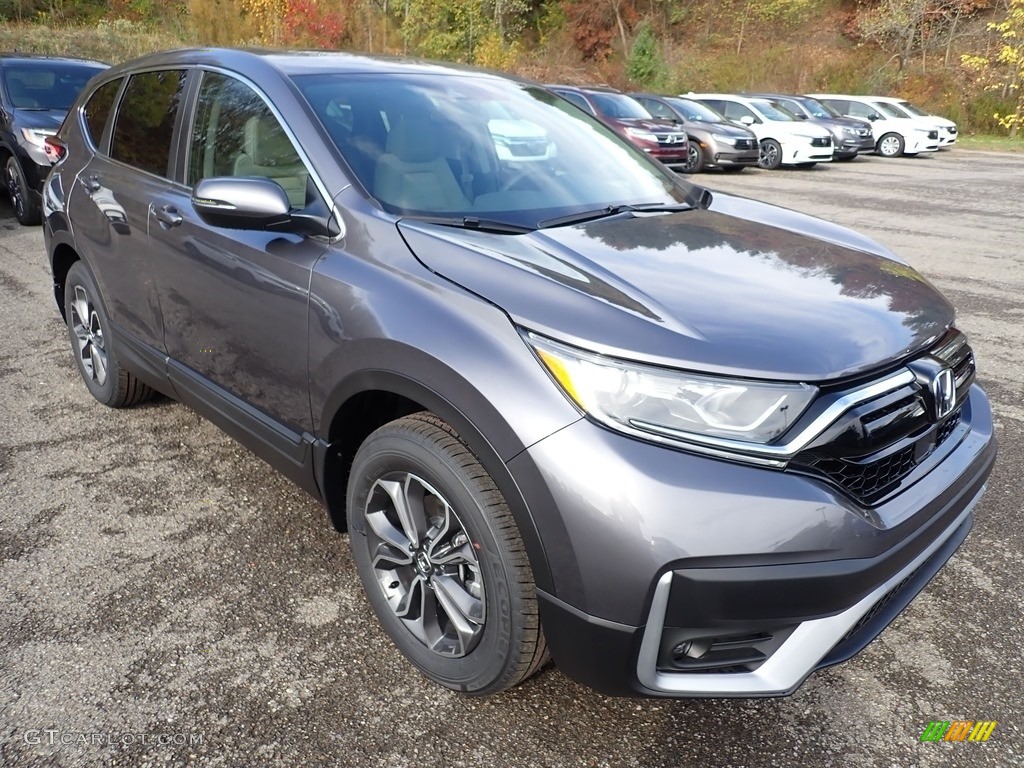 Sonic Gray Pearl 2020 Honda CR-V EX AWD Exterior Photo #139943856