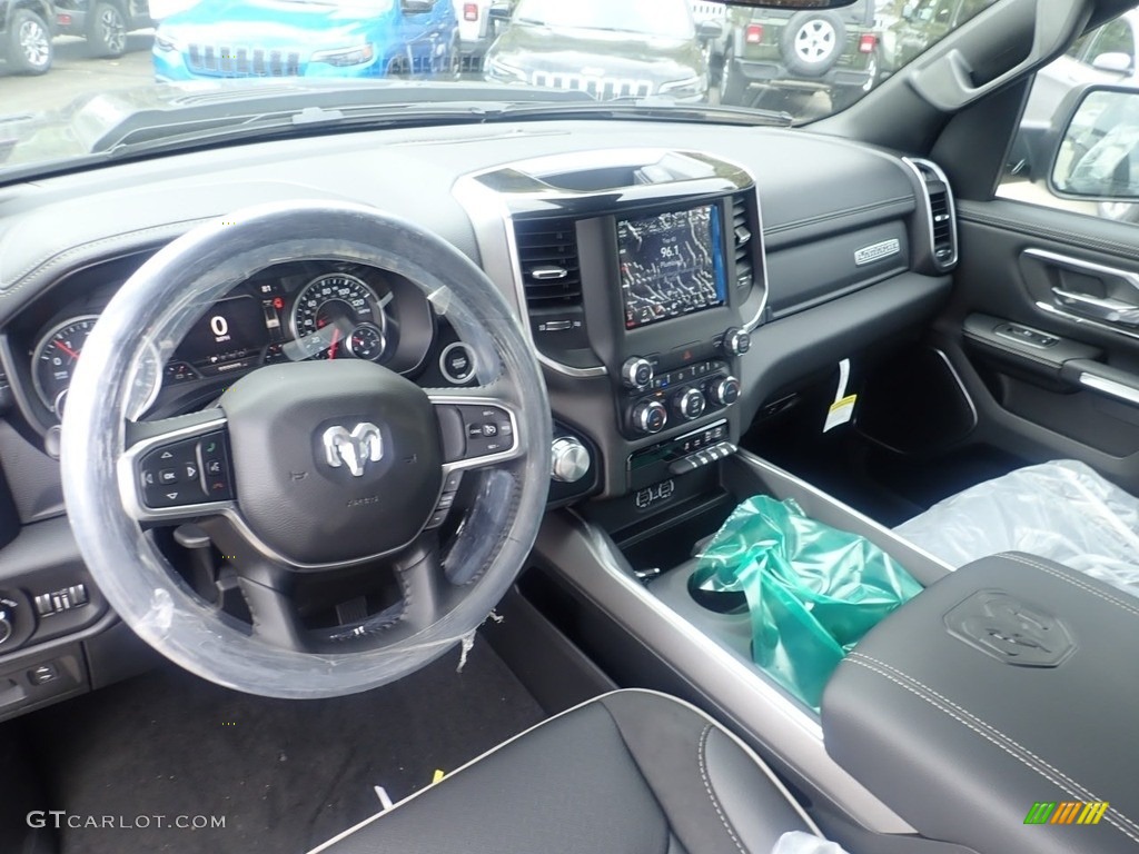 2021 Ram 1500 Laramie Crew Cab 4x4 Black Dashboard Photo #139943886