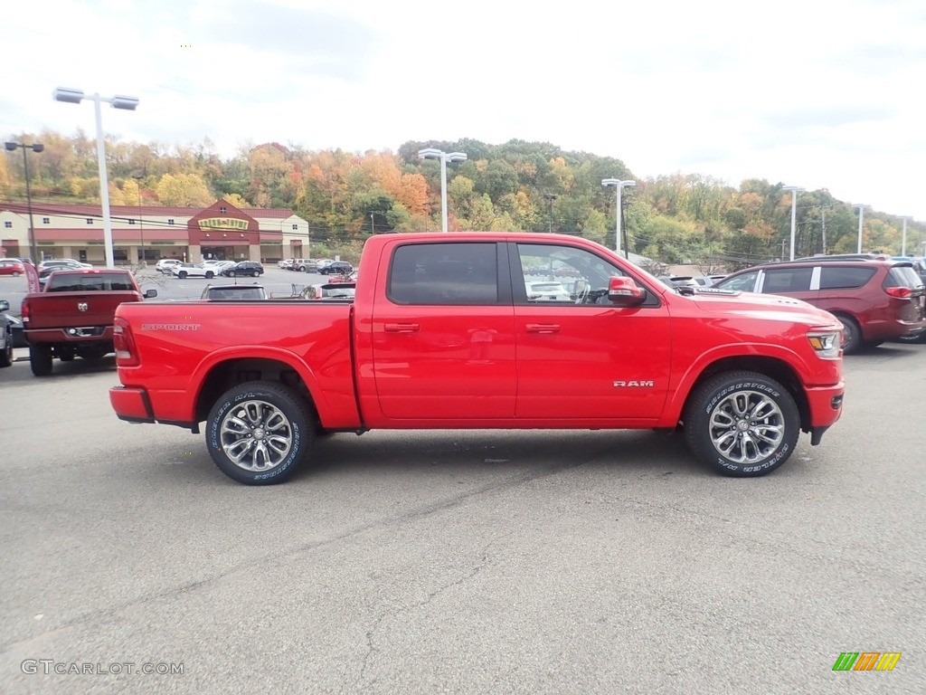 Flame Red 2021 Ram 1500 Laramie Crew Cab 4x4 Exterior Photo #139944162