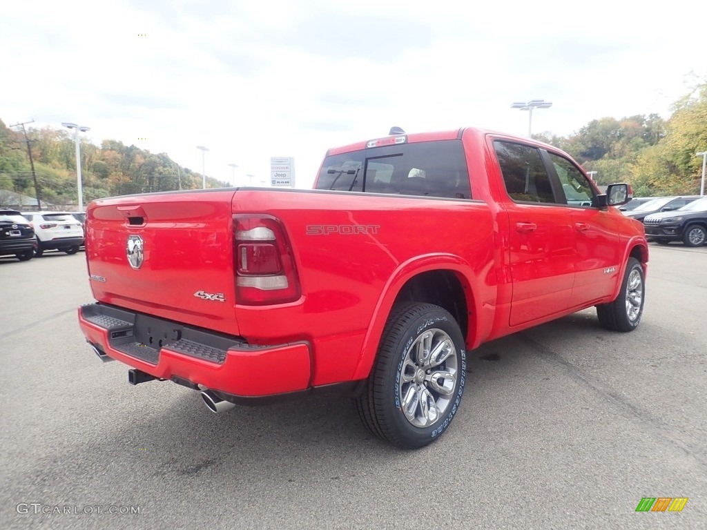 Flame Red 2021 Ram 1500 Laramie Crew Cab 4x4 Exterior Photo #139944189