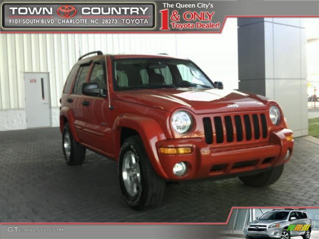 Flame Red Jeep Liberty