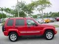 2005 Flame Red Jeep Liberty Limited  photo #1