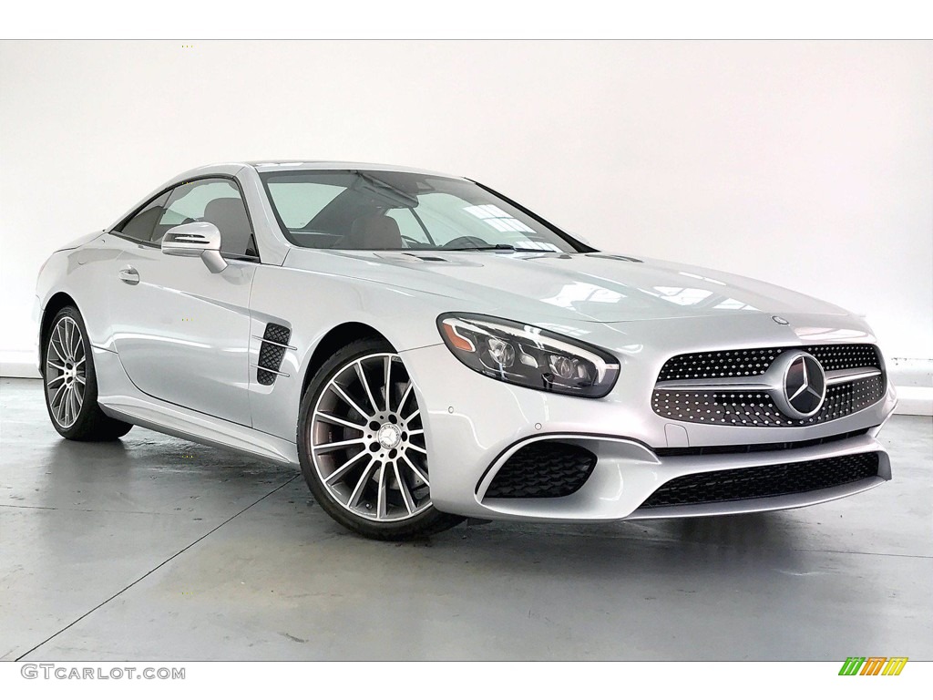 Iridium Silver Metallic 2017 Mercedes-Benz SL 450 Roadster Exterior Photo #139945312