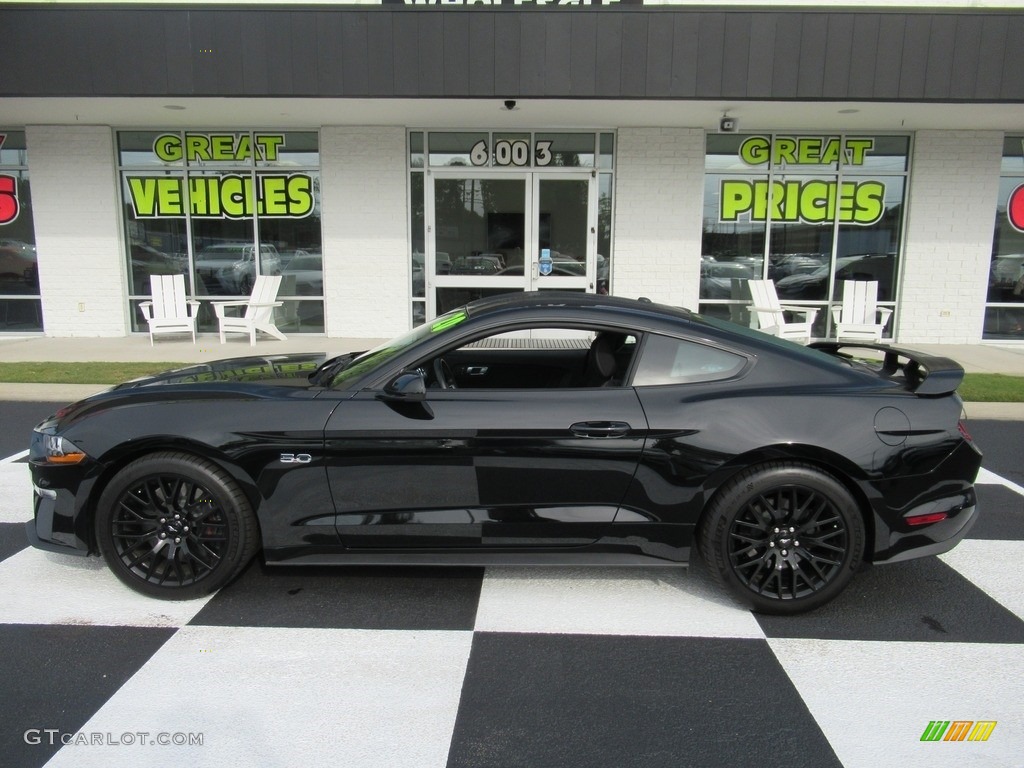 Shadow Black Ford Mustang