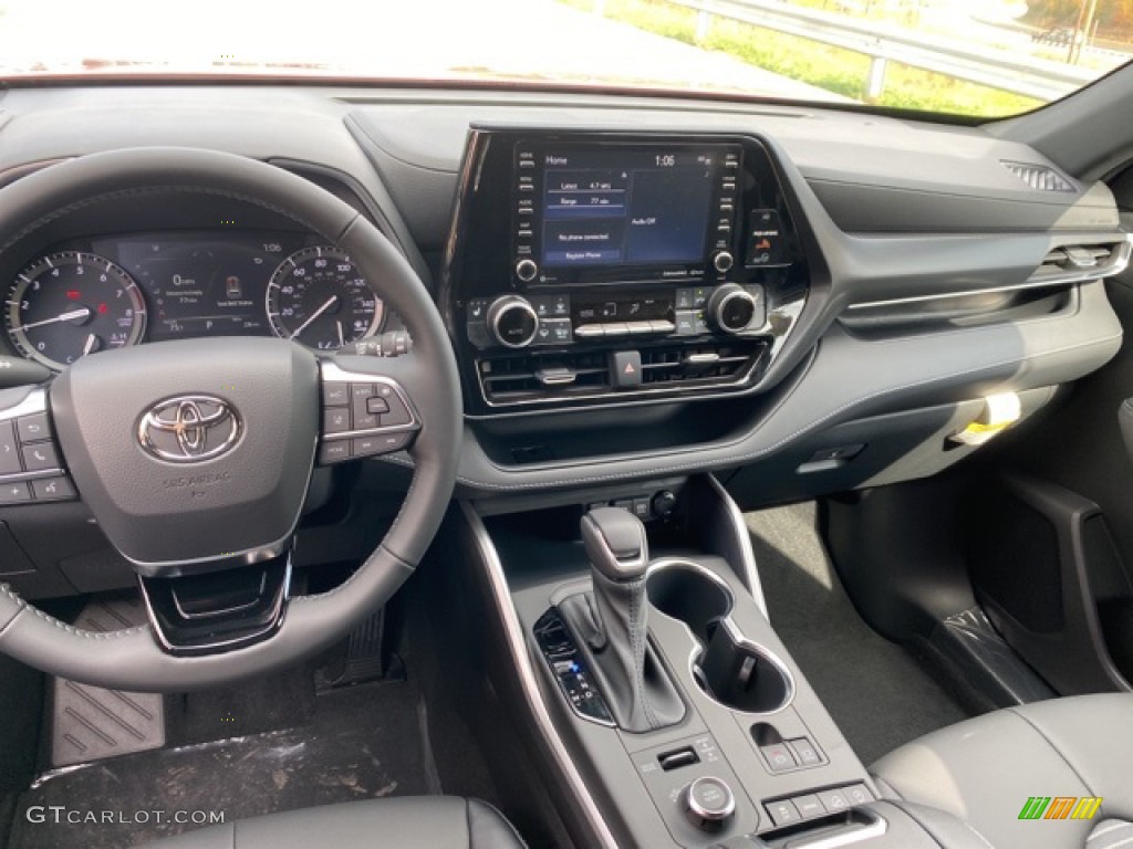 2021 Toyota Highlander XSE AWD Black Dashboard Photo #139946037