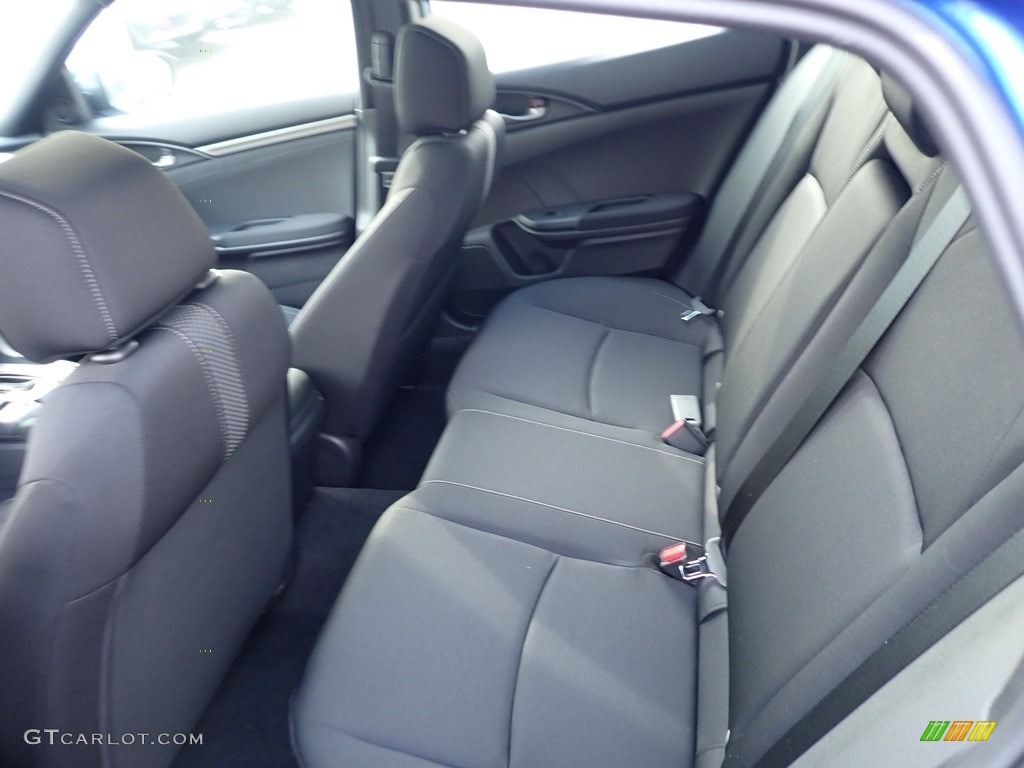 2020 Civic EX Hatchback - Aegean Blue Metallic / Black photo #10