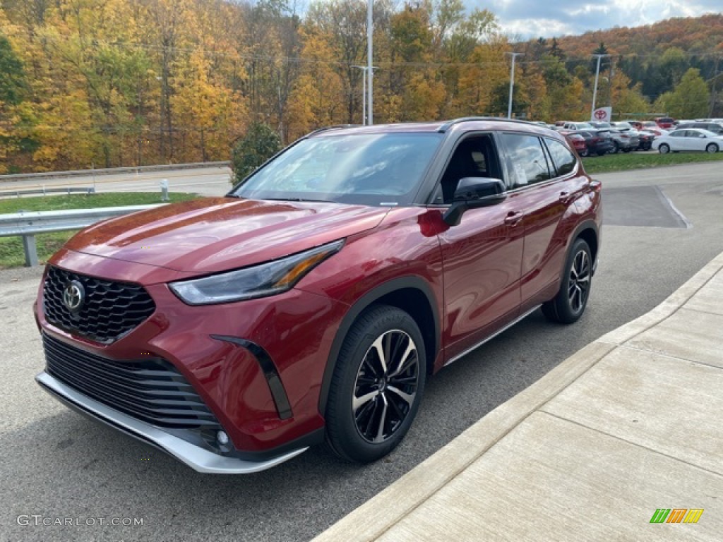 2021 Highlander XSE AWD - Ruby Flare Pearl / Black photo #7