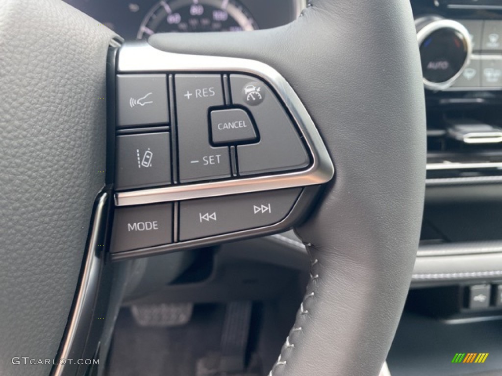 2021 Toyota Highlander XSE AWD Black Steering Wheel Photo #139946313