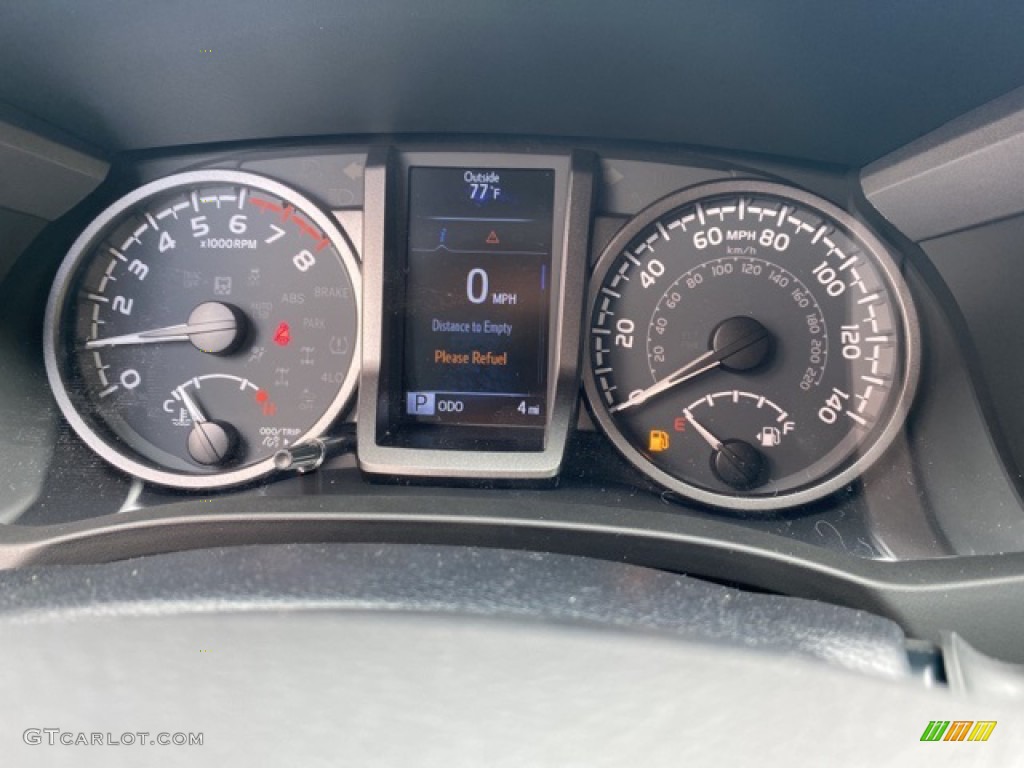 2021 Toyota Tacoma TRD Sport Double Cab 4x4 Gauges Photo #139946763