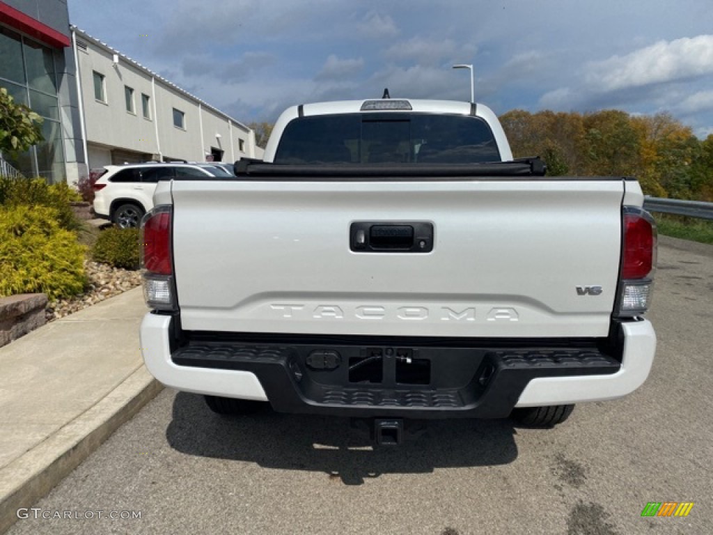 2021 Tacoma TRD Sport Double Cab 4x4 - Wind Chill Pearl / TRD Cement/Black photo #18