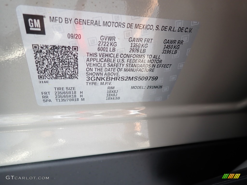 2021 Blazer LT AWD - Pewter Metallic / Jet Black photo #16