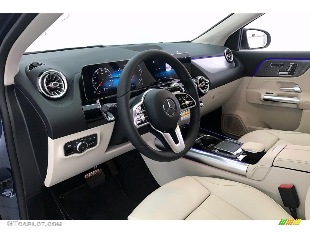 2021 GLA 250 - Denim Blue Metallic / Macchiato Beige photo #4