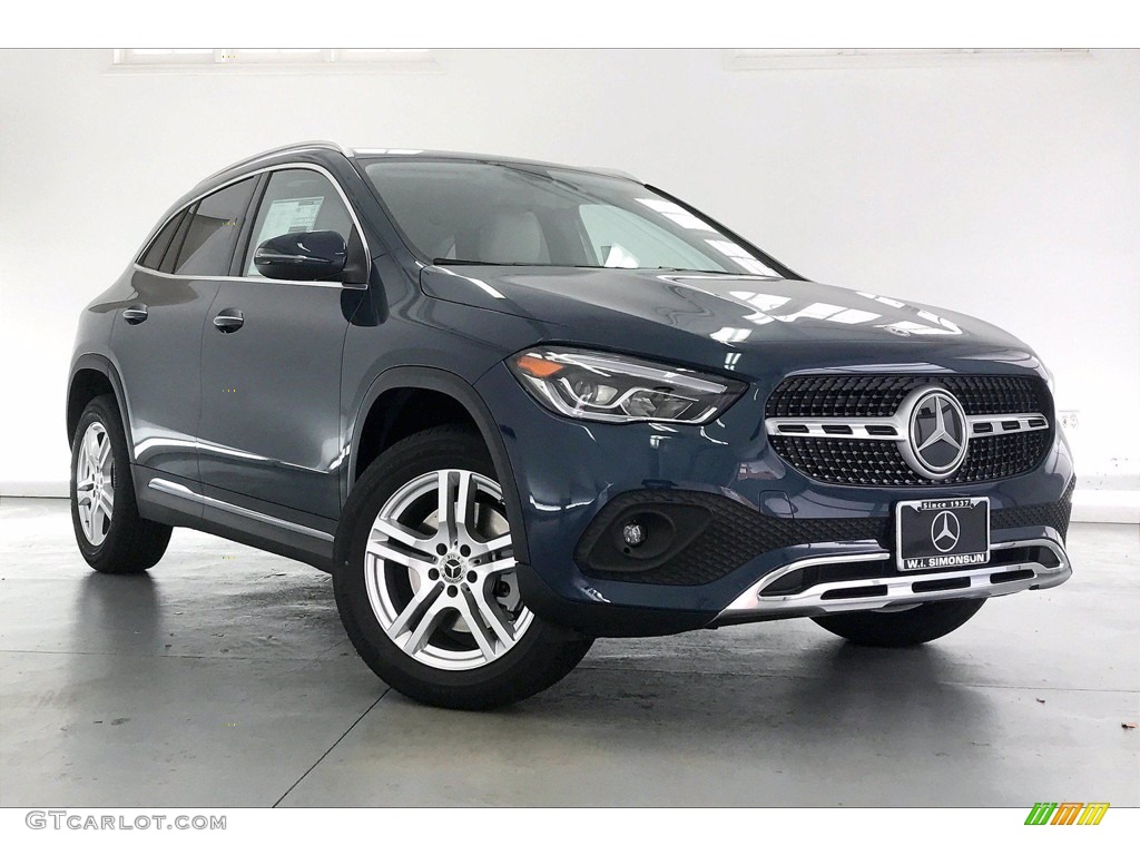 Denim Blue Metallic 2021 Mercedes-Benz GLA 250 Exterior Photo #139947453