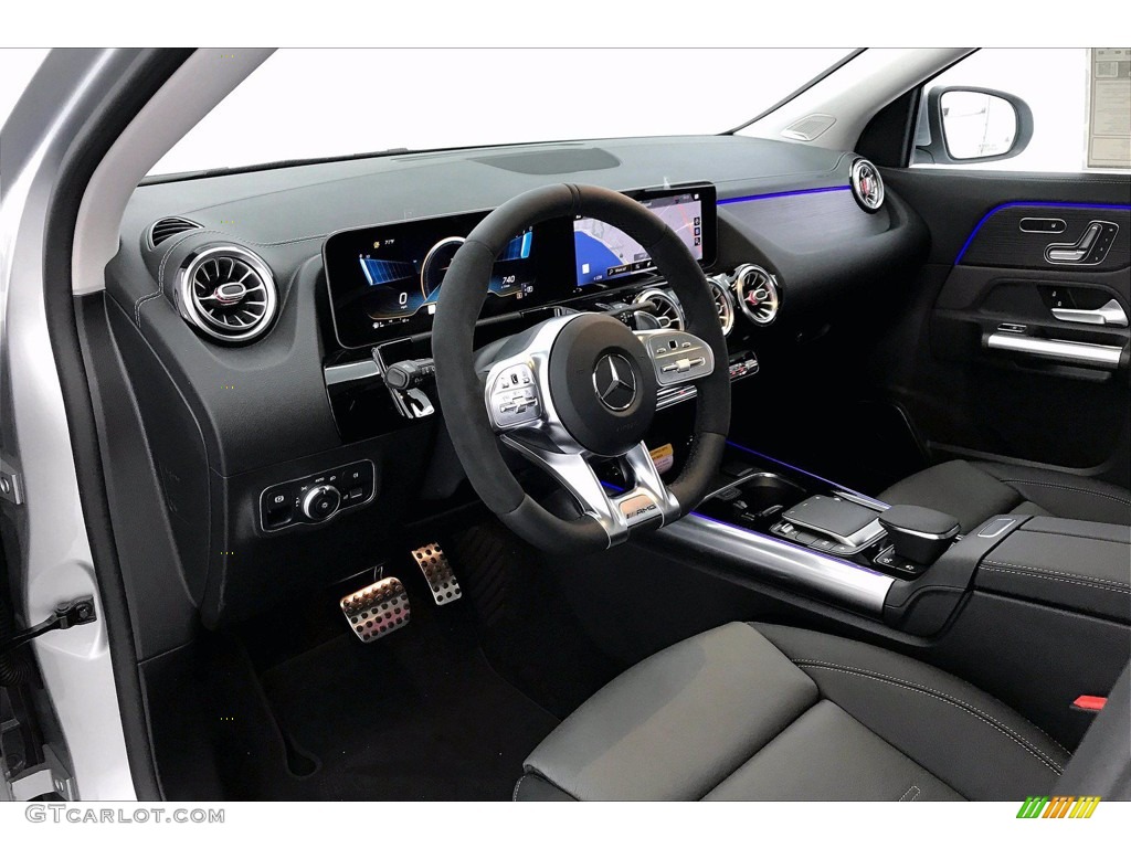 2021 Mercedes-Benz GLA AMG 35 4Matic Titanium Grey/Black Dashboard Photo #139947540