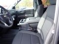 Jet Black Front Seat Photo for 2021 Chevrolet Silverado 1500 #139947593