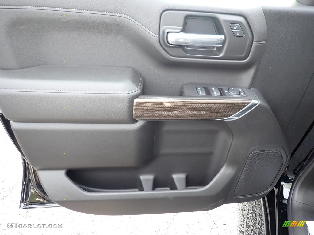 2021 Chevrolet Silverado 1500 LT Double Cab 4x4 Jet Black Door Panel Photo #139947609