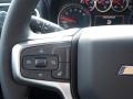 Jet Black 2021 Chevrolet Silverado 1500 LT Double Cab 4x4 Steering Wheel