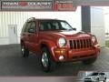 2004 Flame Red Jeep Liberty Limited  photo #27