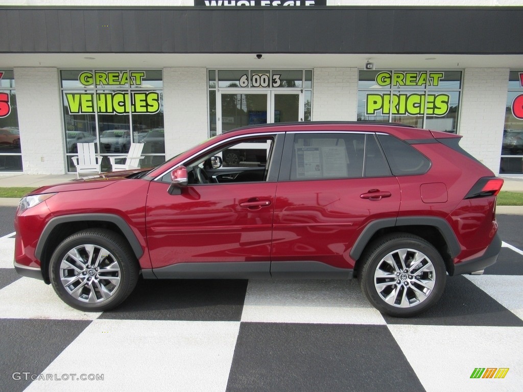 2019 RAV4 XLE - Ruby Flare Pearl / Black photo #1
