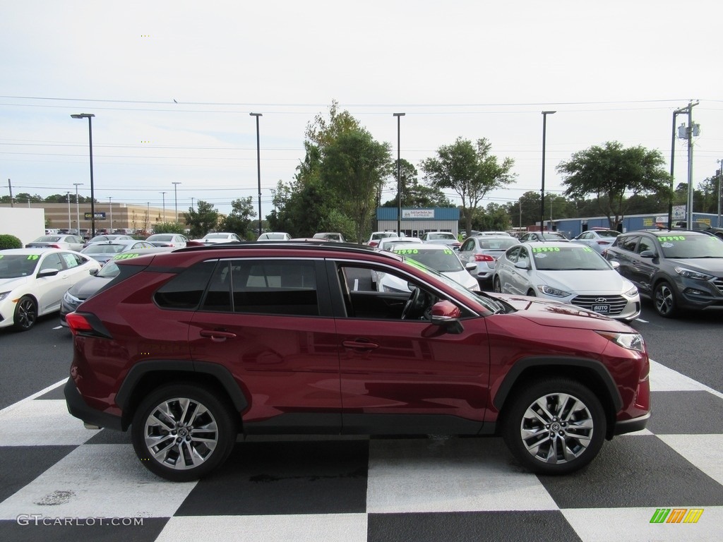 2019 RAV4 XLE - Ruby Flare Pearl / Black photo #3