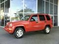 2004 Flame Red Jeep Liberty Limited  photo #29