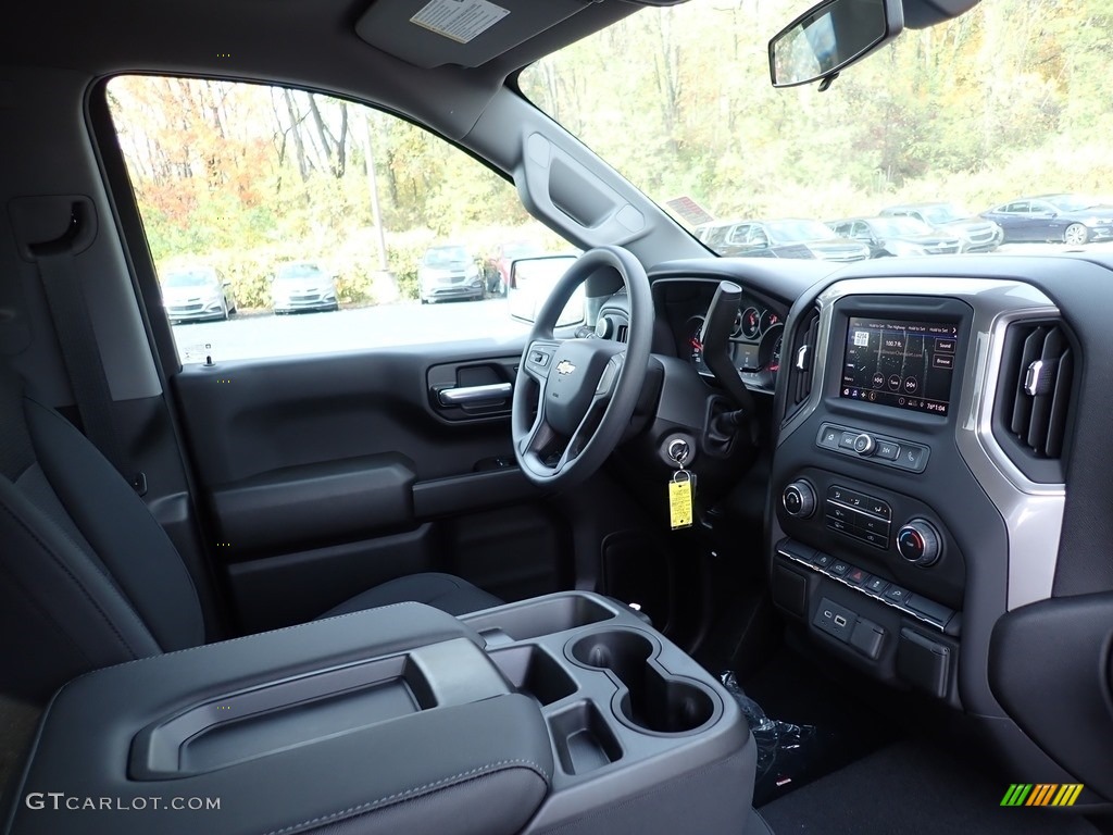 2021 Silverado 1500 Custom Double Cab 4x4 - Red Hot / Jet Black photo #10