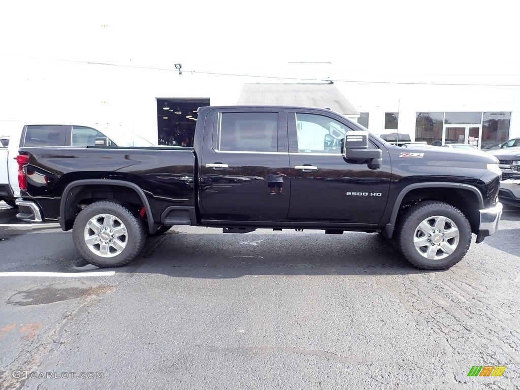 Black 2021 Chevrolet Silverado 2500HD LTZ Crew Cab 4x4 Exterior Photo #139948791
