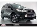 2019 Midnight Black Metallic Toyota Highlander XLE  photo #1