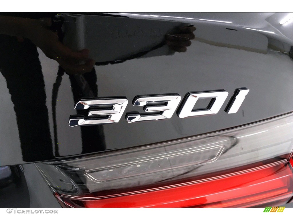 2020 3 Series 330i Sedan - Black Sapphire Metallic / Black photo #7
