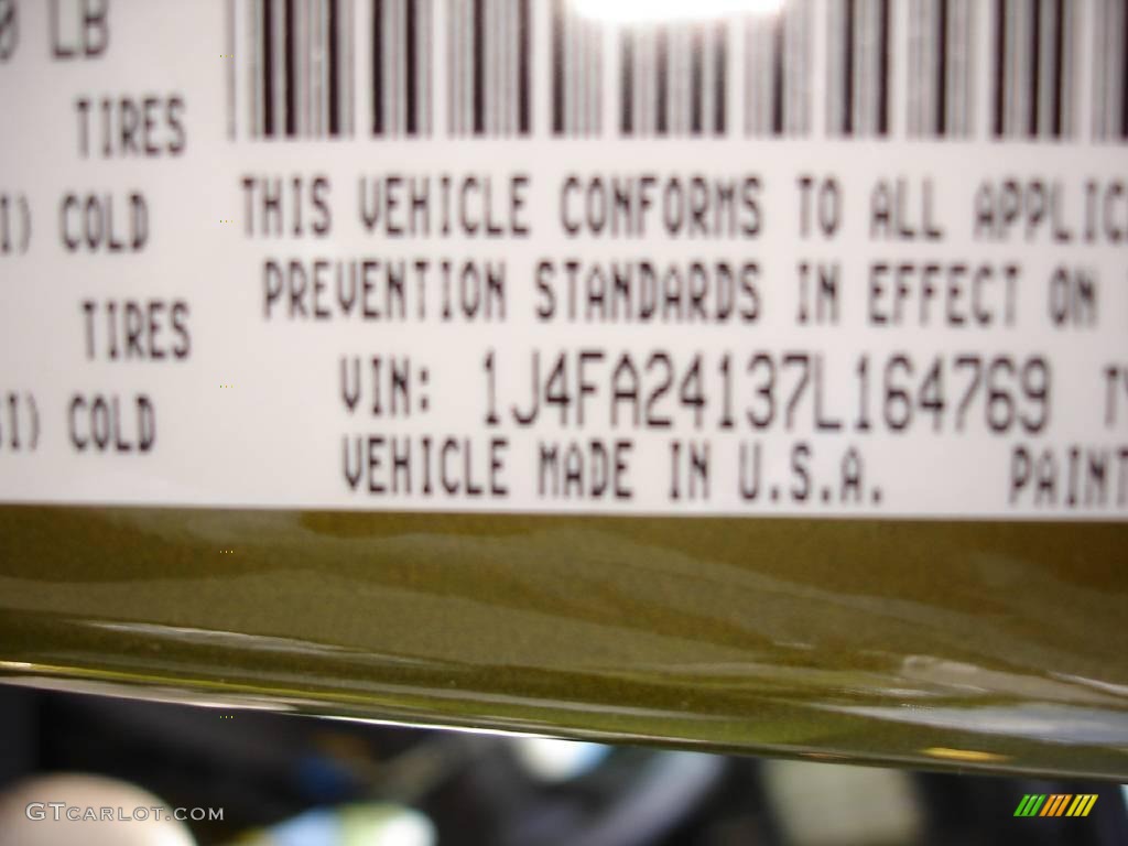 2007 Wrangler X 4x4 - Rescue Green Metallic / Dark Slate Gray/Medium Slate Gray photo #15