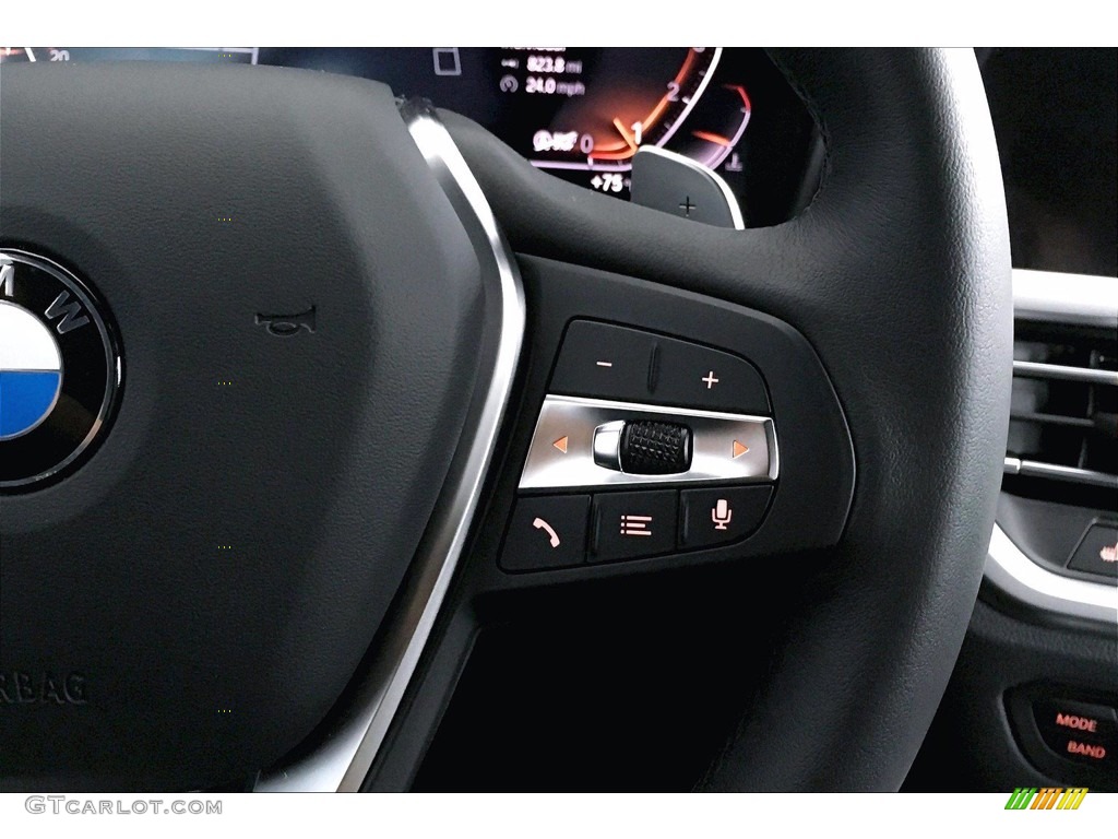 2020 3 Series 330i Sedan - Black Sapphire Metallic / Black photo #19