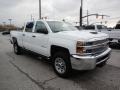 Summit White - Silverado 2500HD Work Truck Crew Cab 4WD Photo No. 3