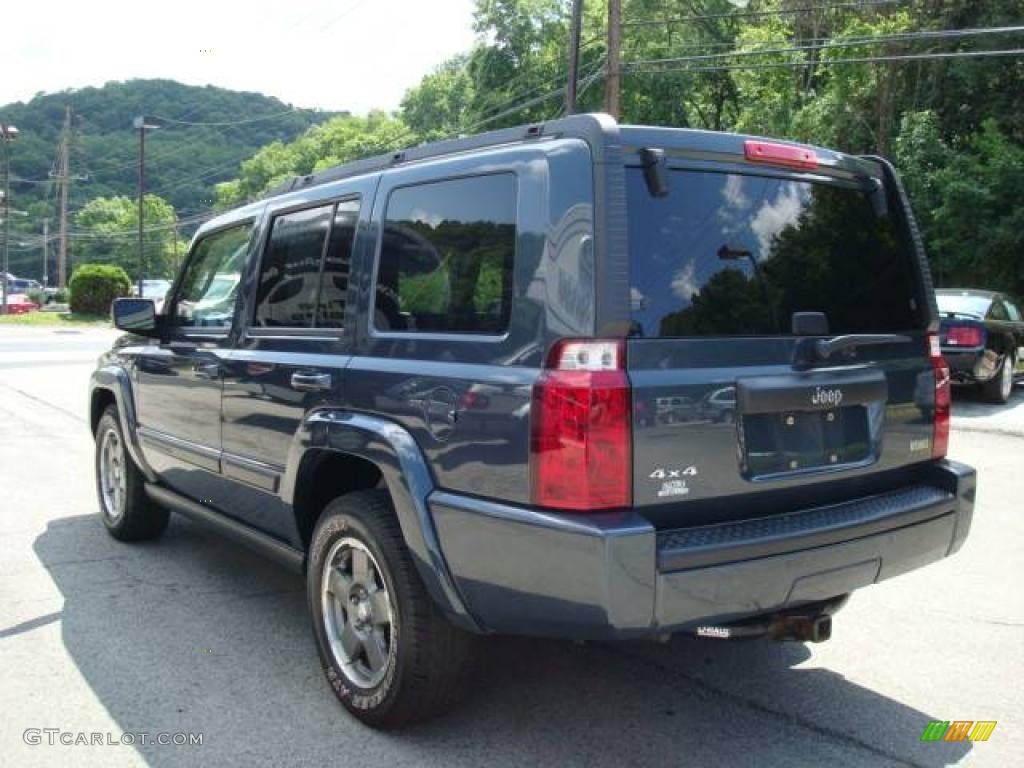 2007 Commander Sport 4x4 - Steel Blue Metallic / Medium Slate Gray photo #4