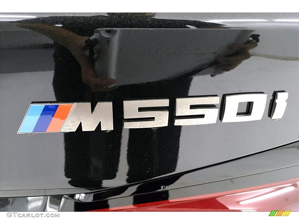 2021 5 Series M550i xDrive Sedan - Black Sapphire Metallic / Black photo #16