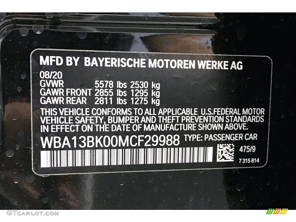 2021 5 Series M550i xDrive Sedan - Black Sapphire Metallic / Black photo #18