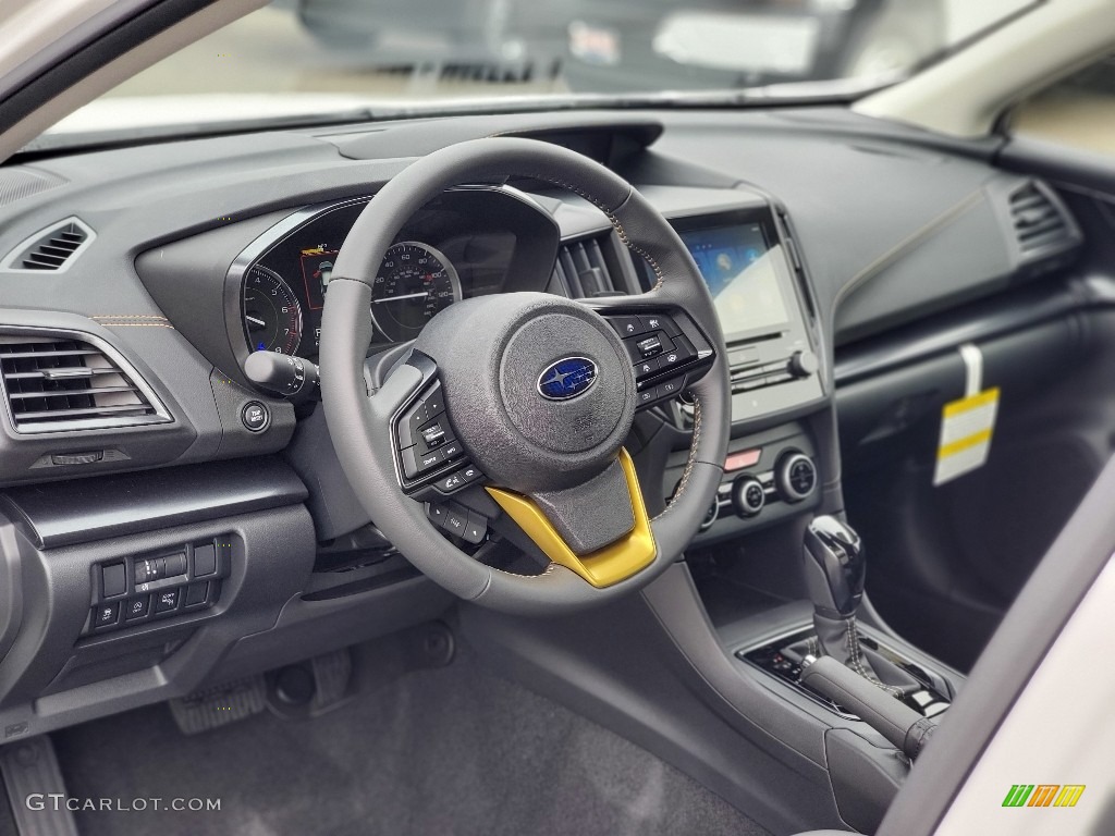 2021 Subaru Crosstrek Sport Gray Steering Wheel Photo #139951878