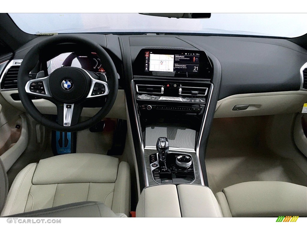 Ivory White Interior 2021 BMW 8 Series M850i xDrive Coupe Photo #139951962
